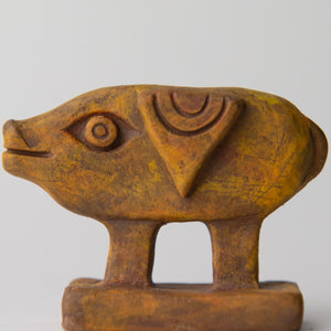 ancient pig original sculpture