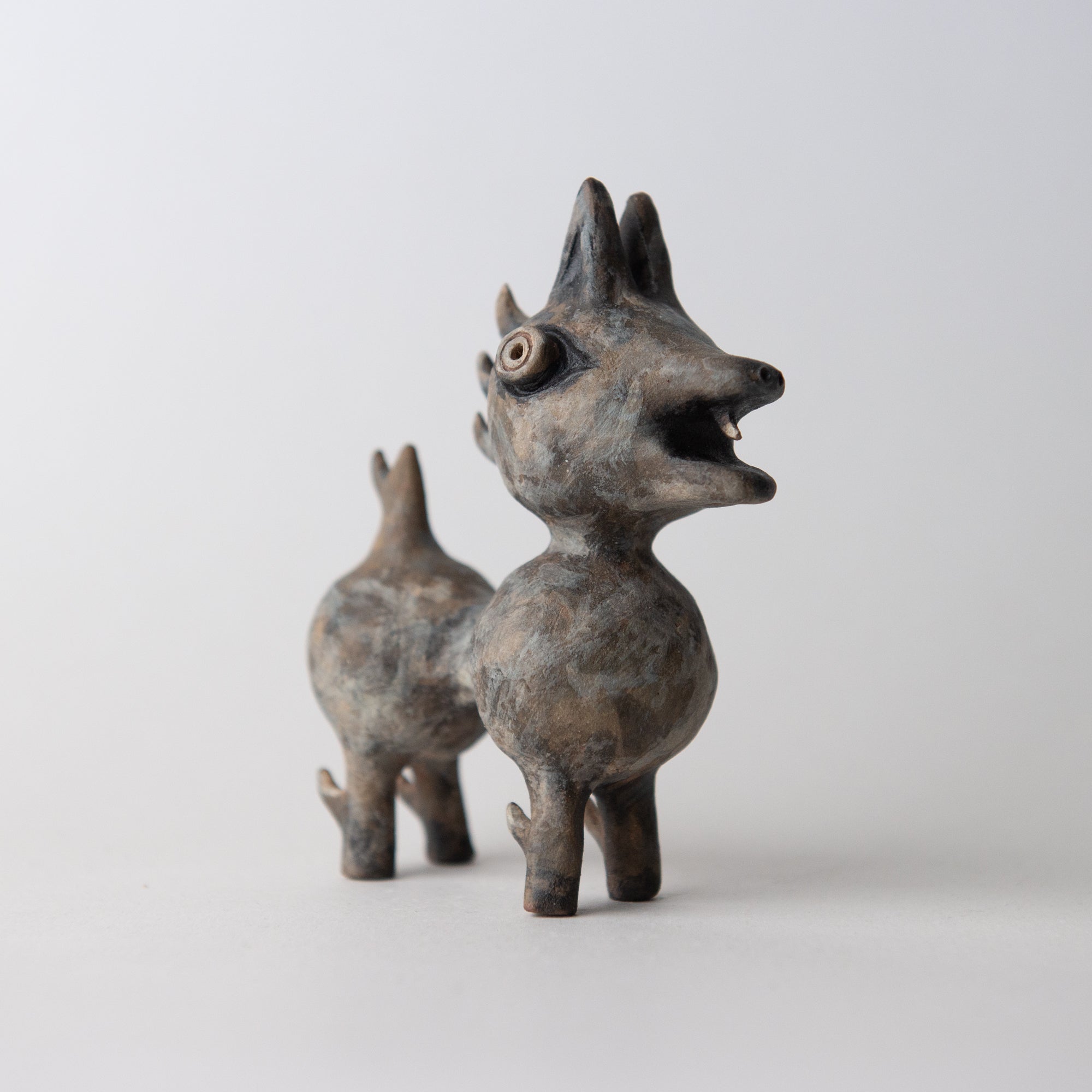 fox brown original sculpture