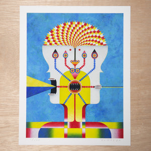 spider head giclee print