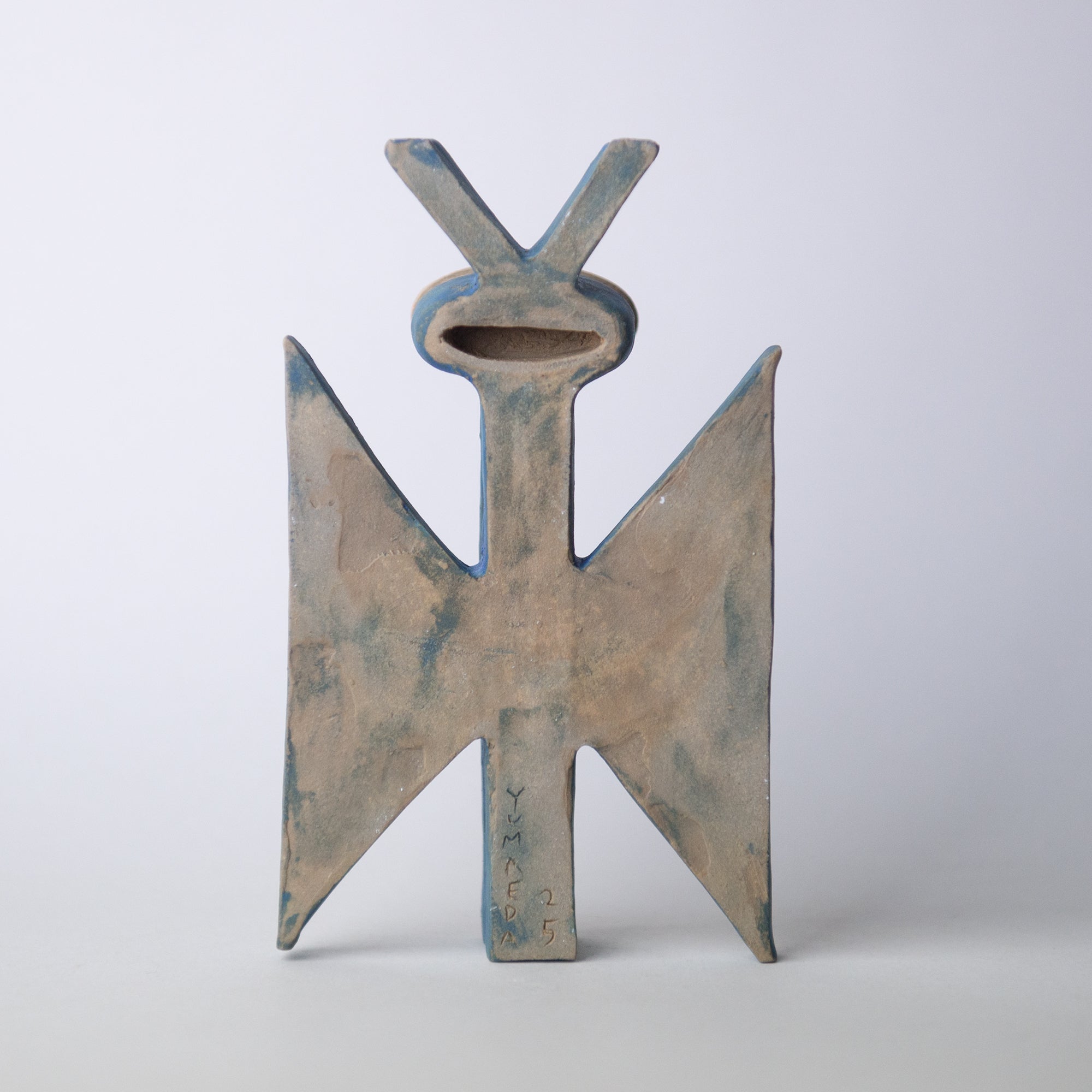 butterfly blue original sculpture