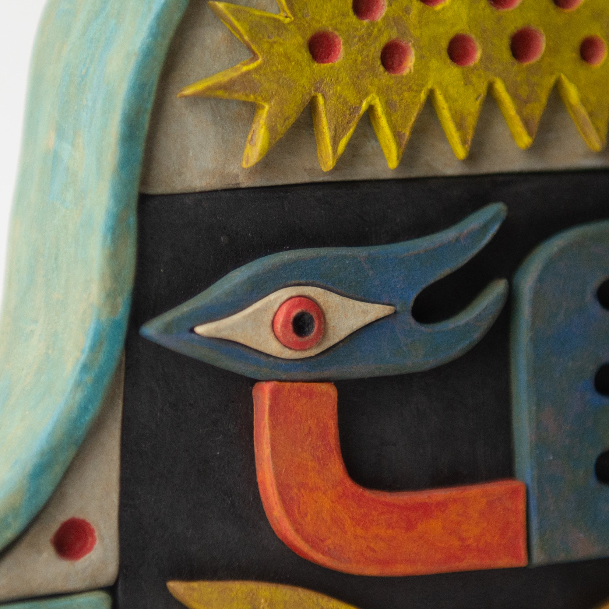 swan turtle head original sculpture