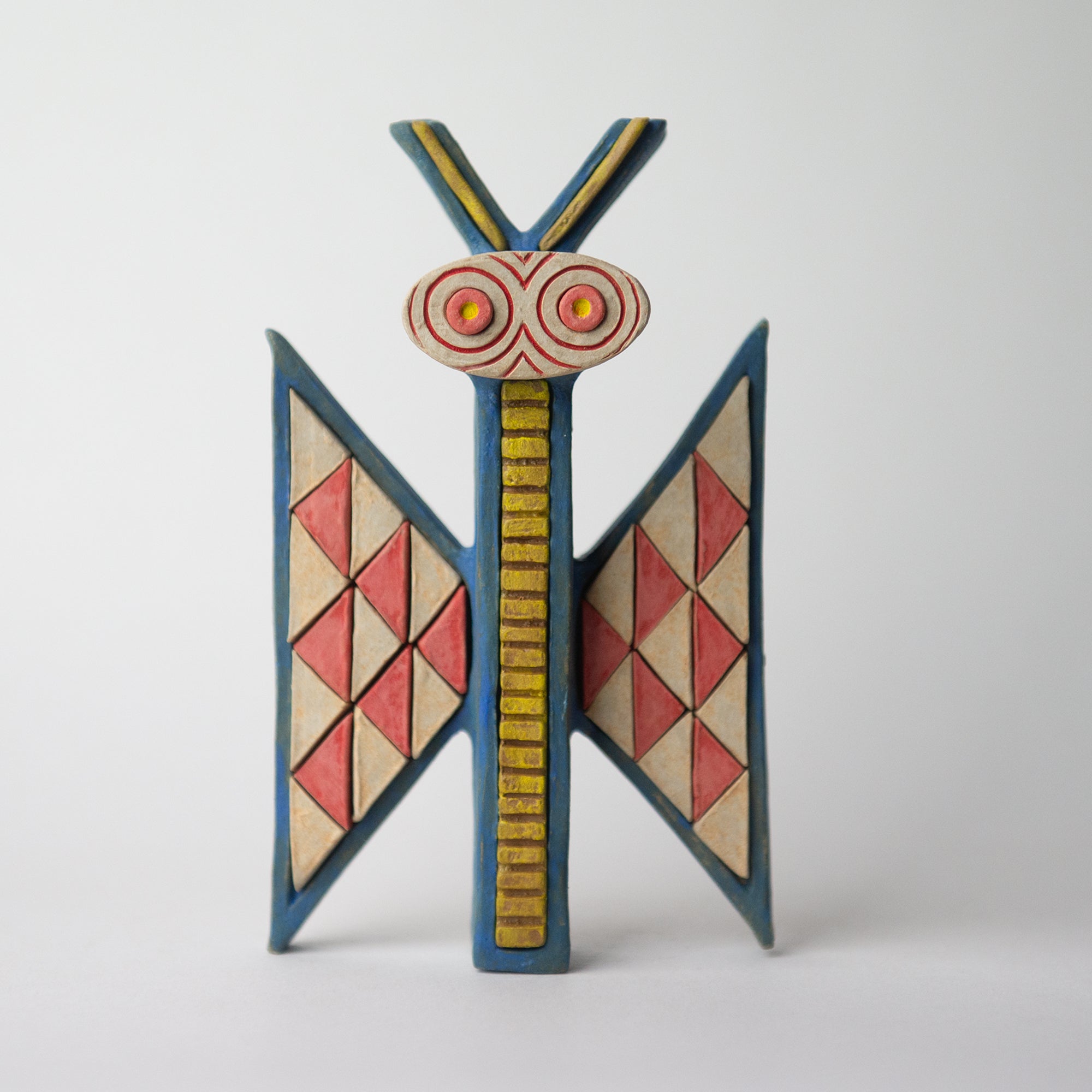 butterfly blue original sculpture