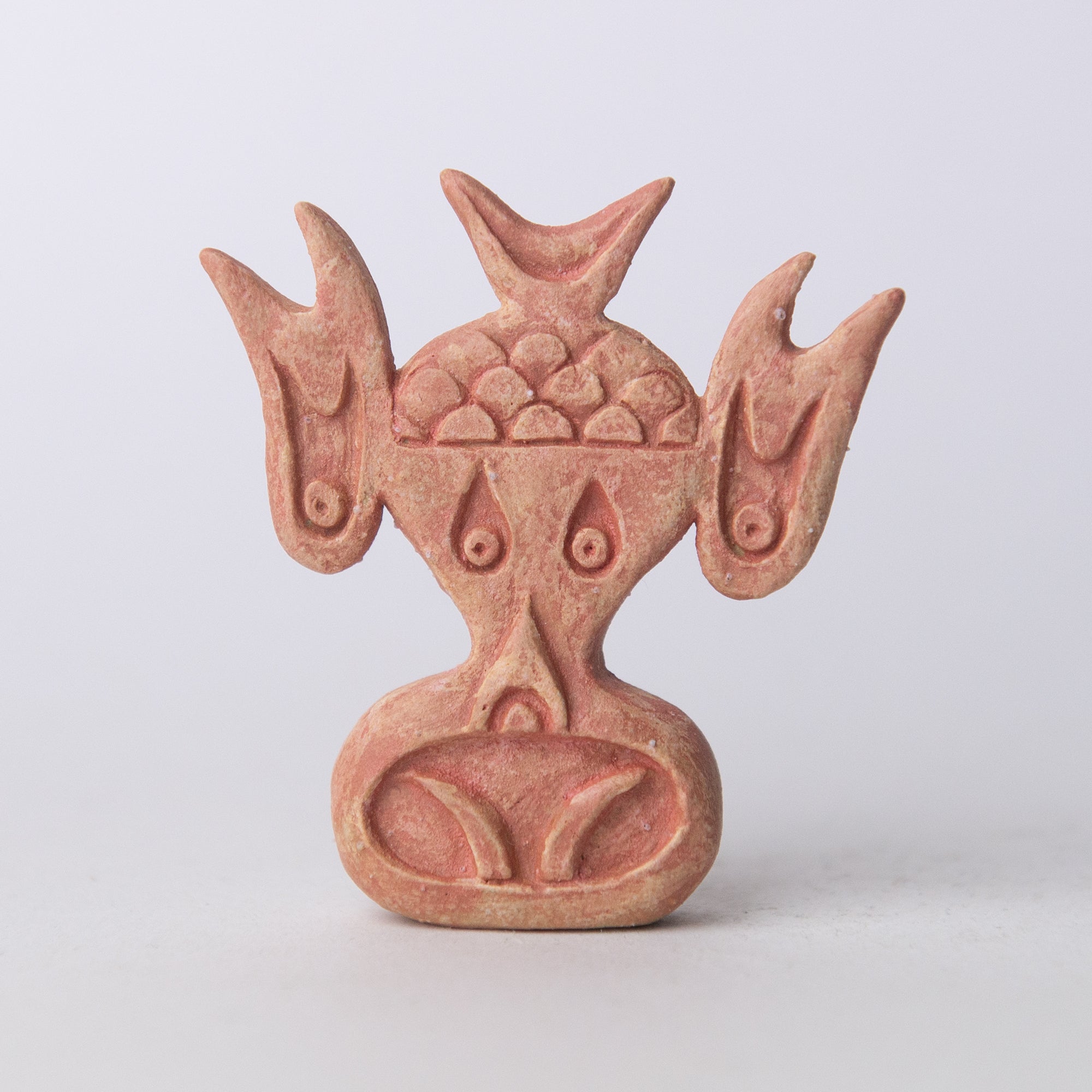 fish pink original sculpture