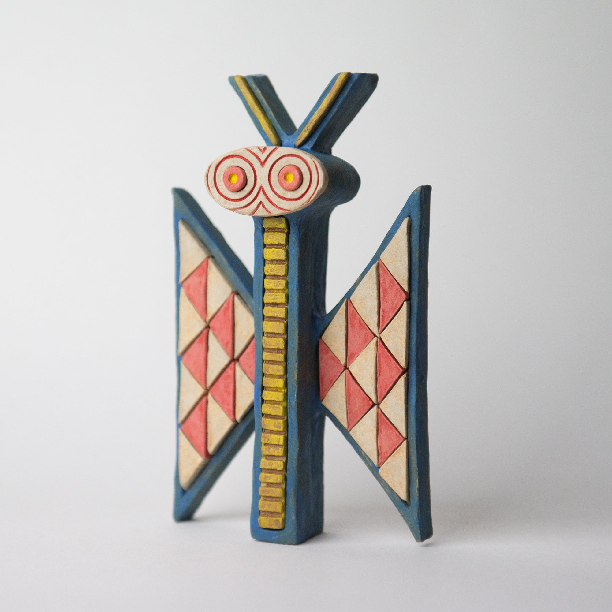 butterfly blue original sculpture