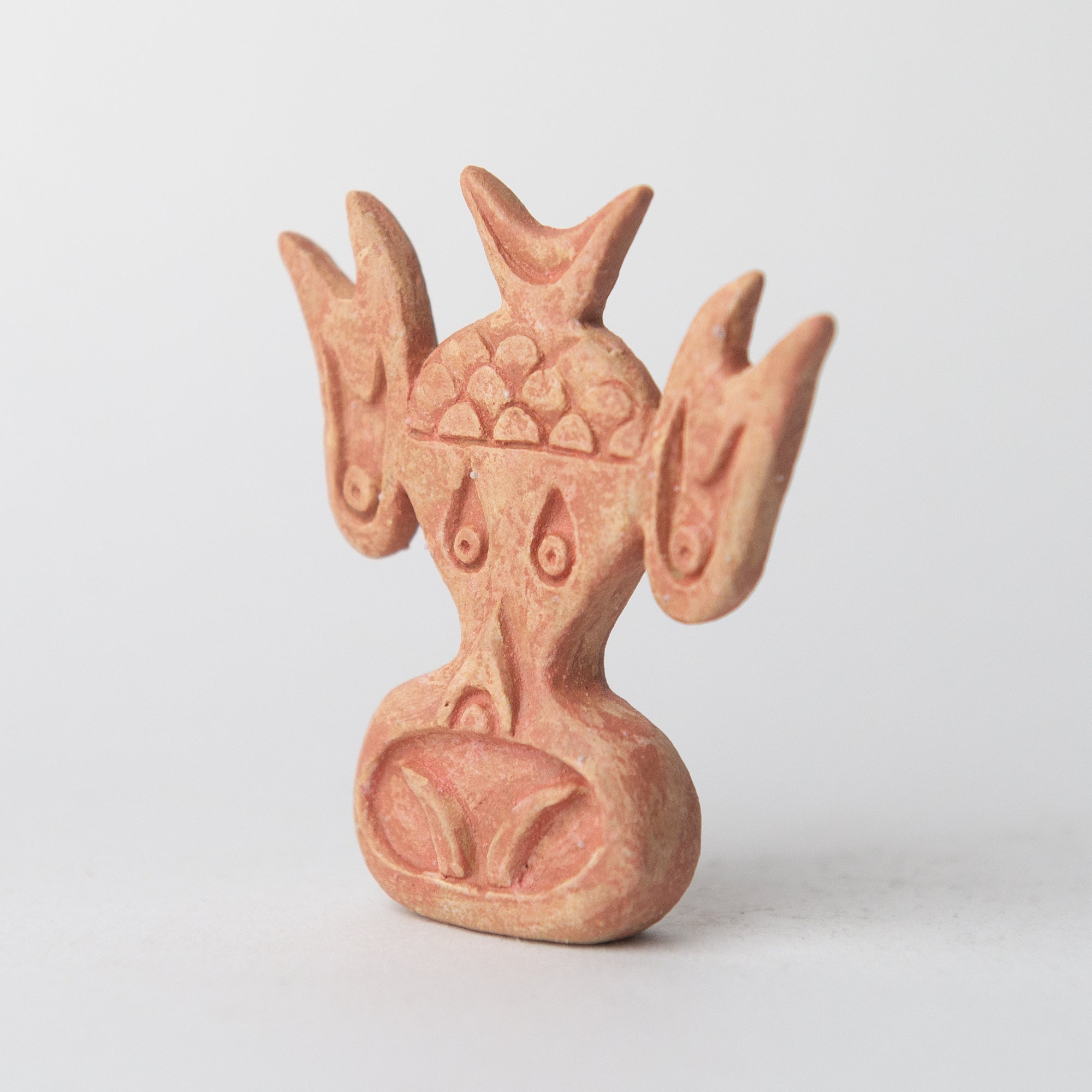 fish pink original sculpture