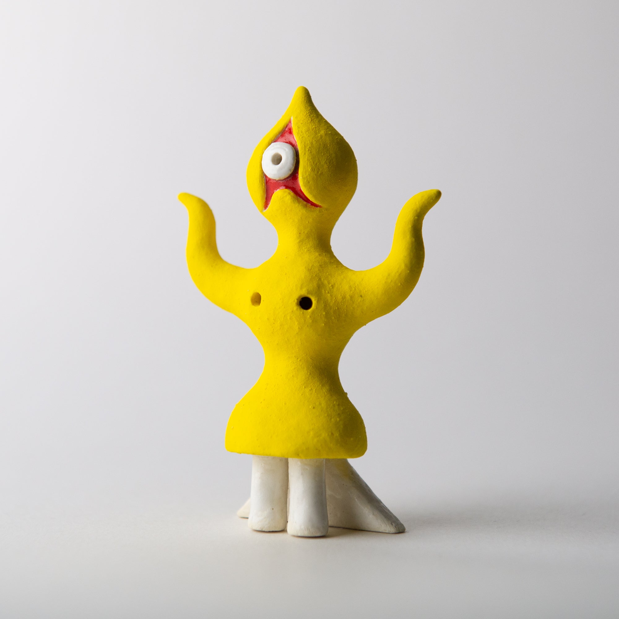 bird yellow original sculpture