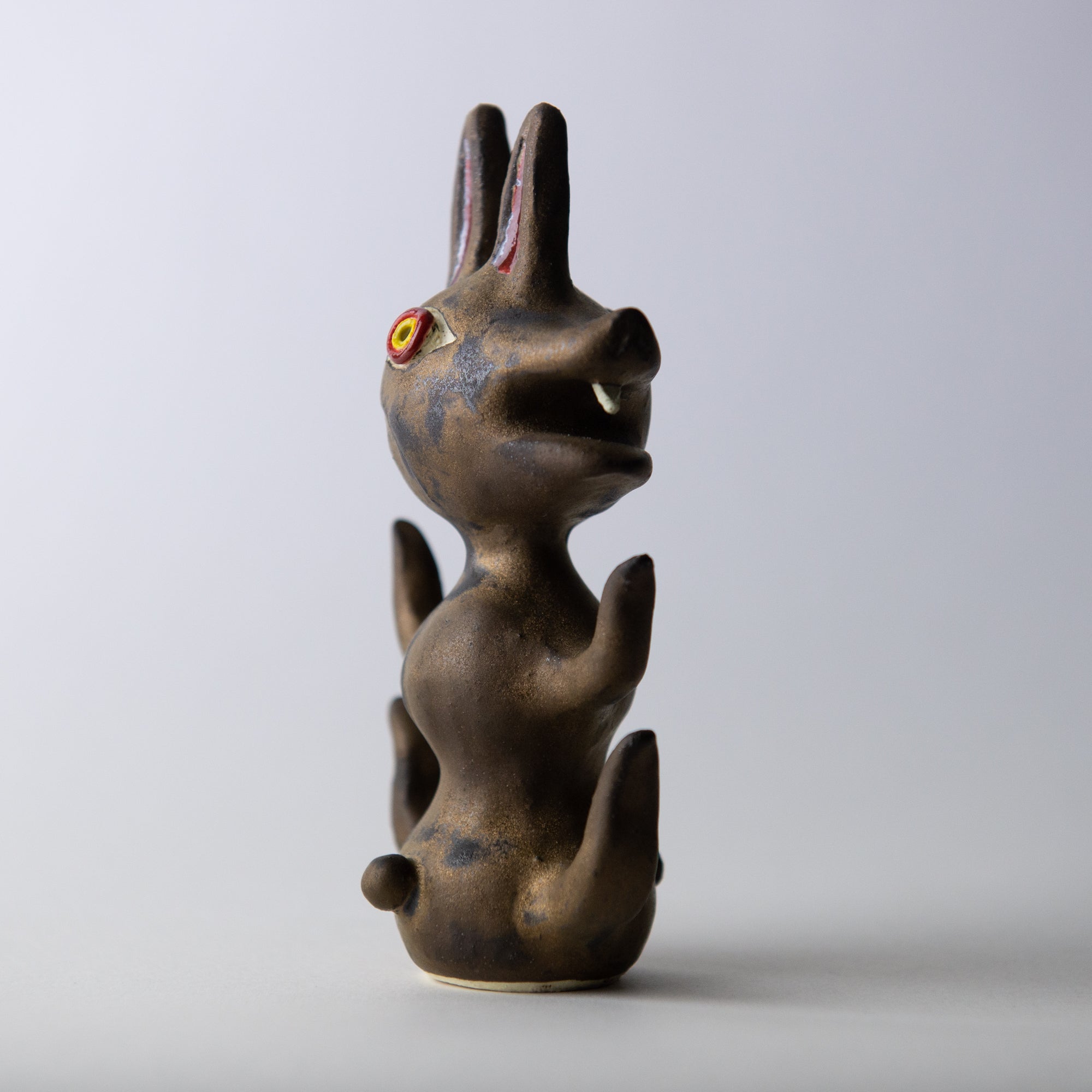 rabbit gold original sculpture