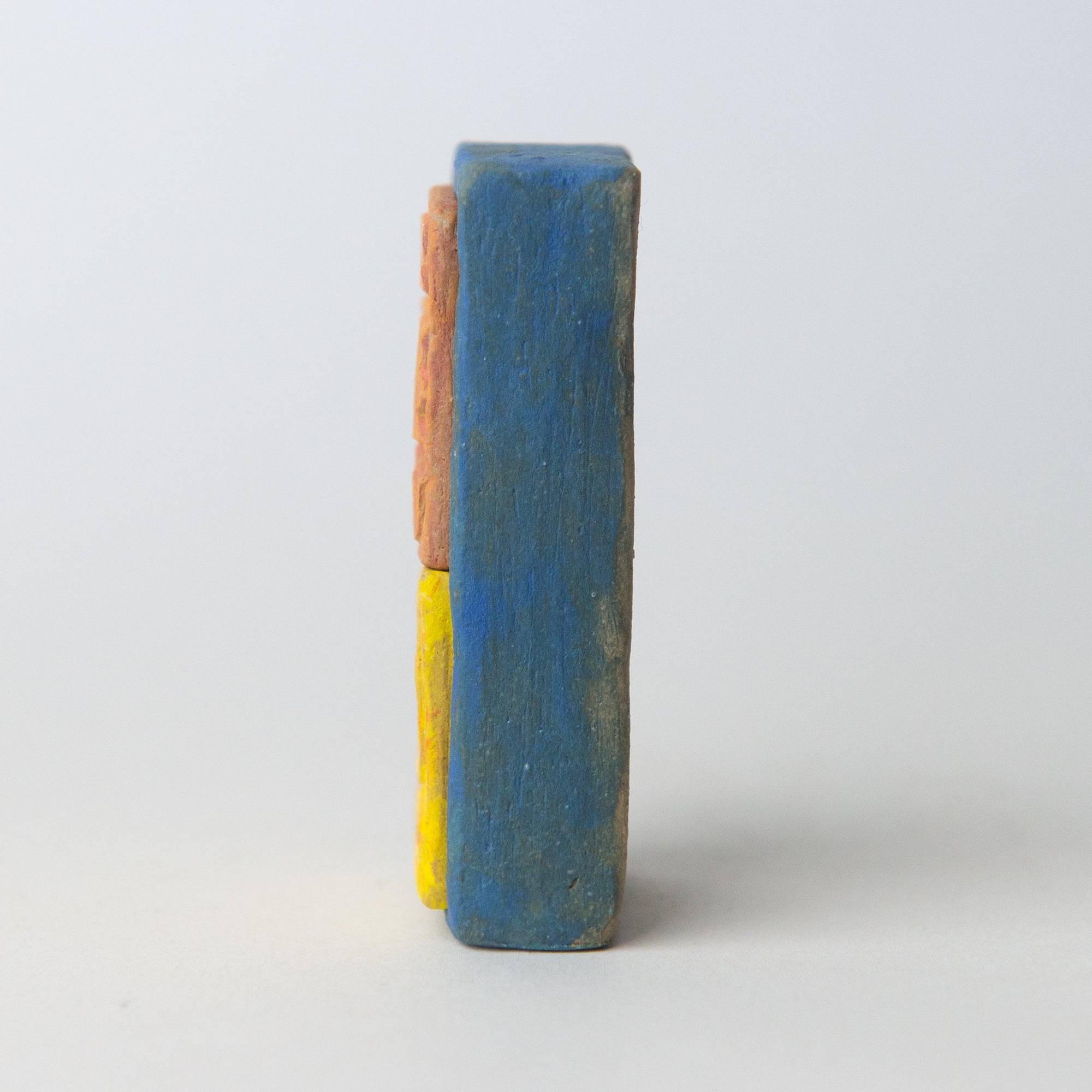 bird snake head blue original sculpture
