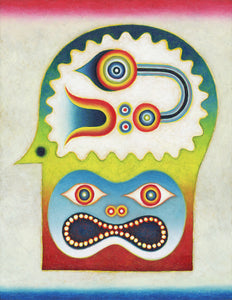 scorpion frog head original painting