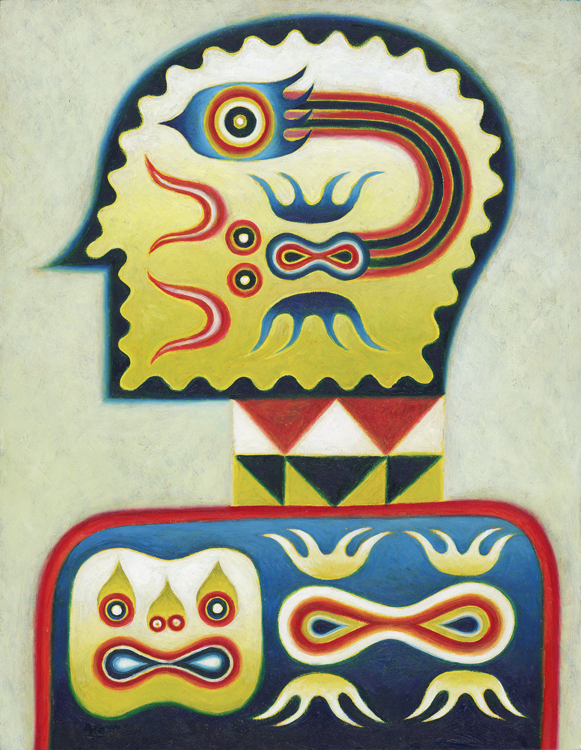 scorpion frog people original painting
