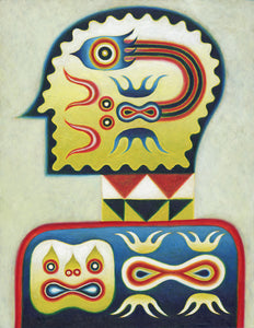 scorpion frog people original painting