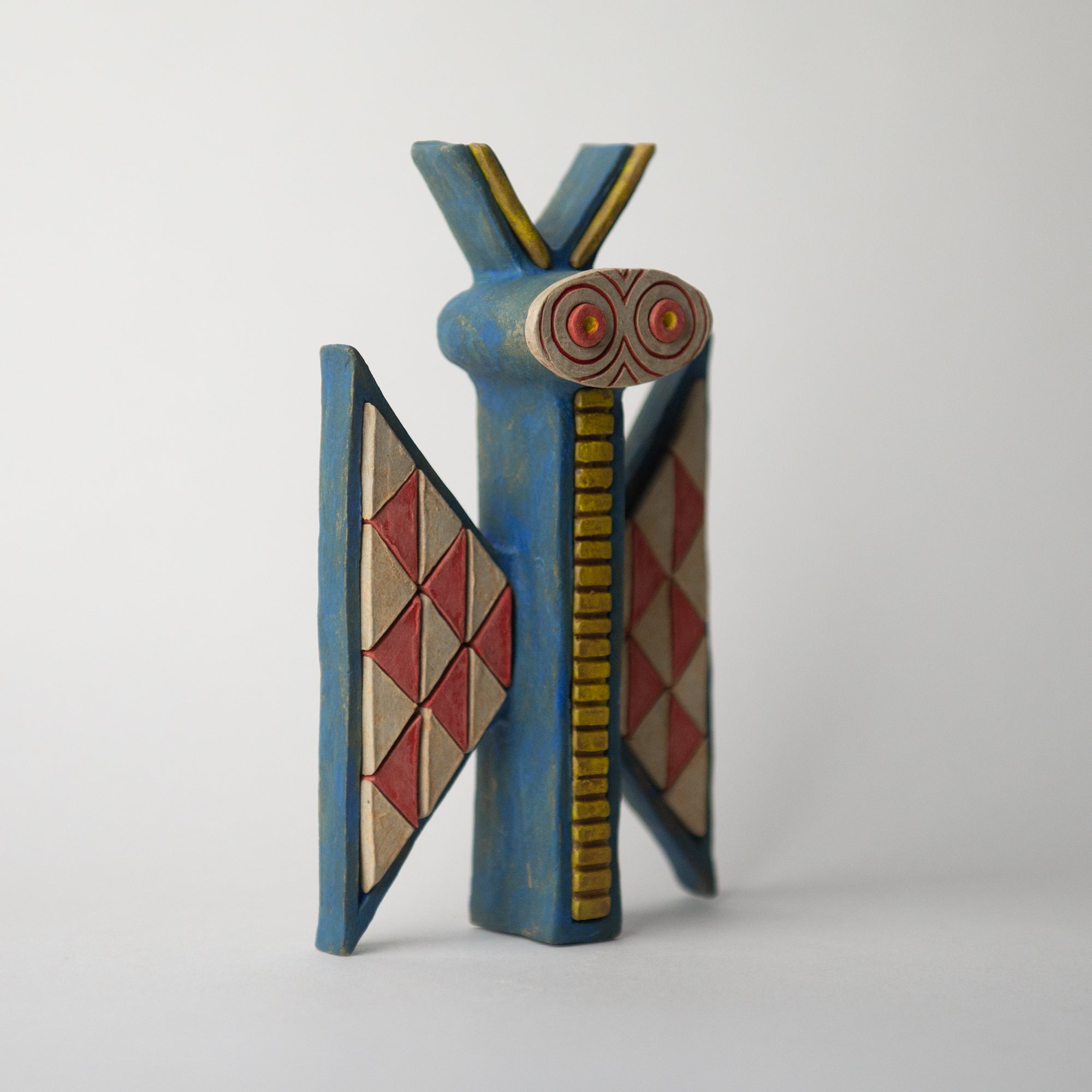 butterfly blue original sculpture