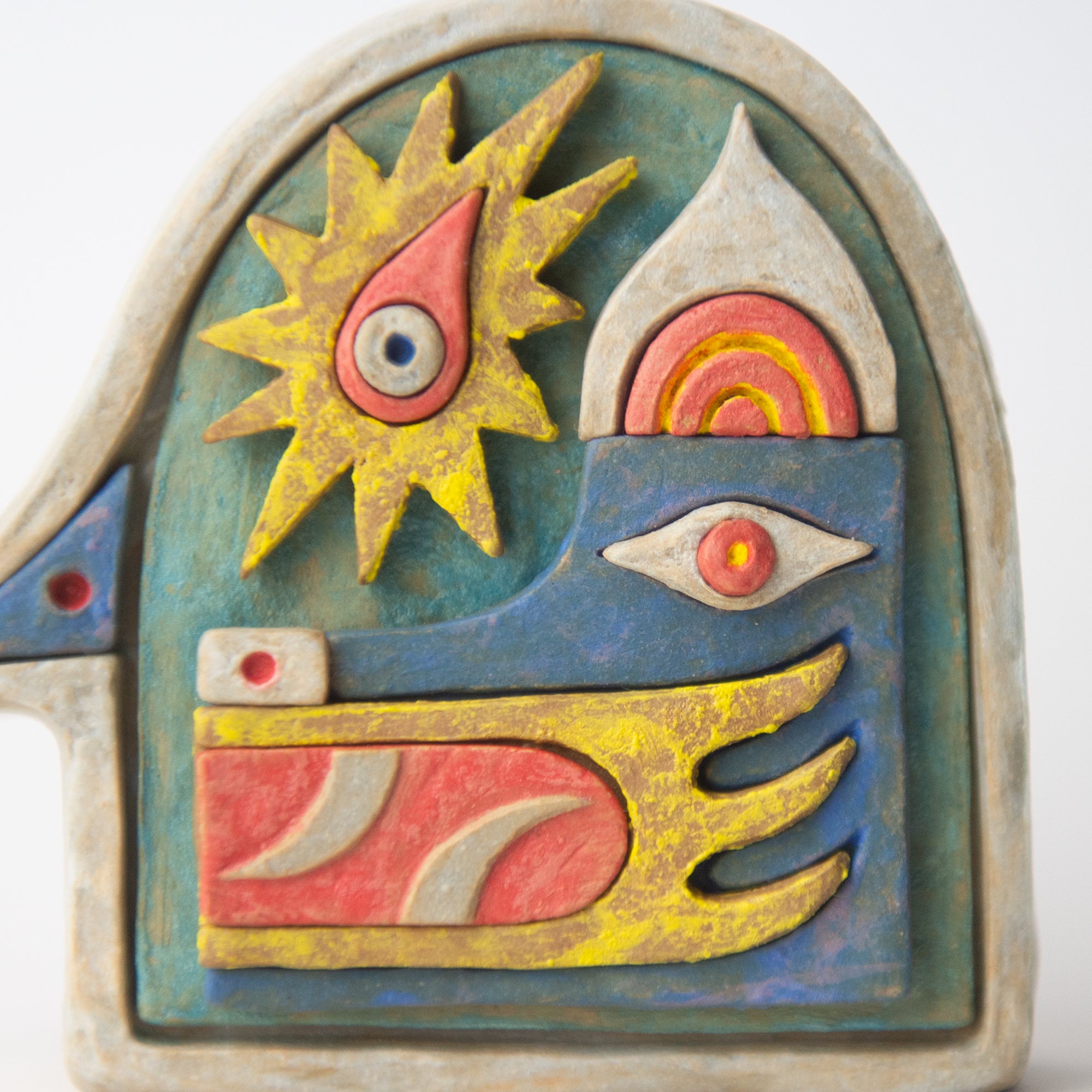 carnivore head original sculpture