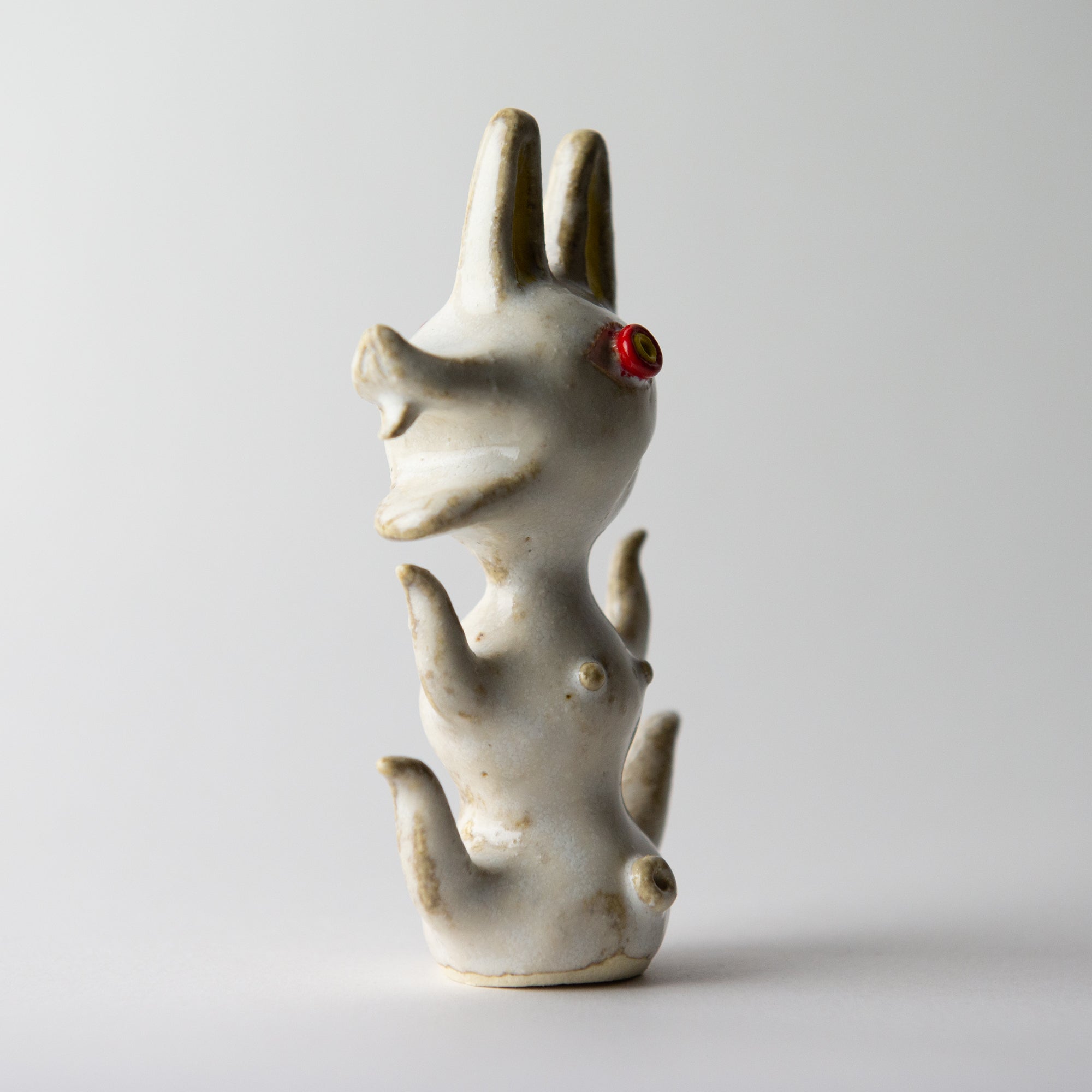 rabbit white original sculpture