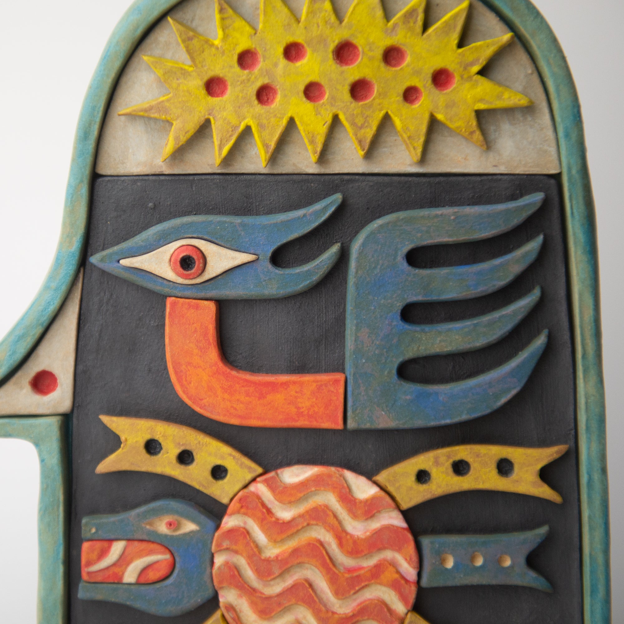 swan turtle head original sculpture