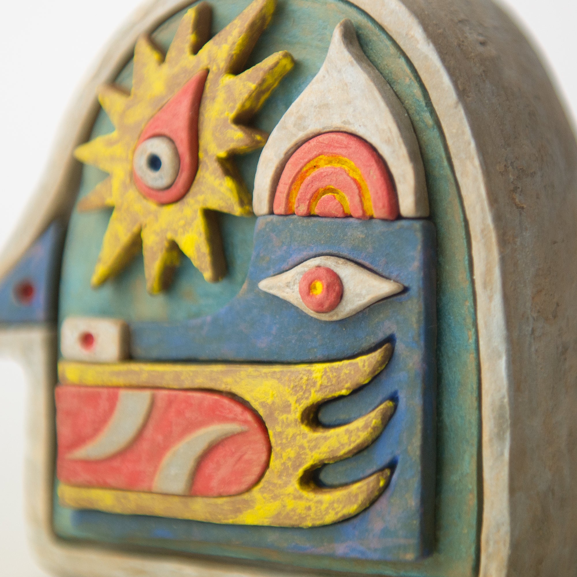 carnivore head original sculpture