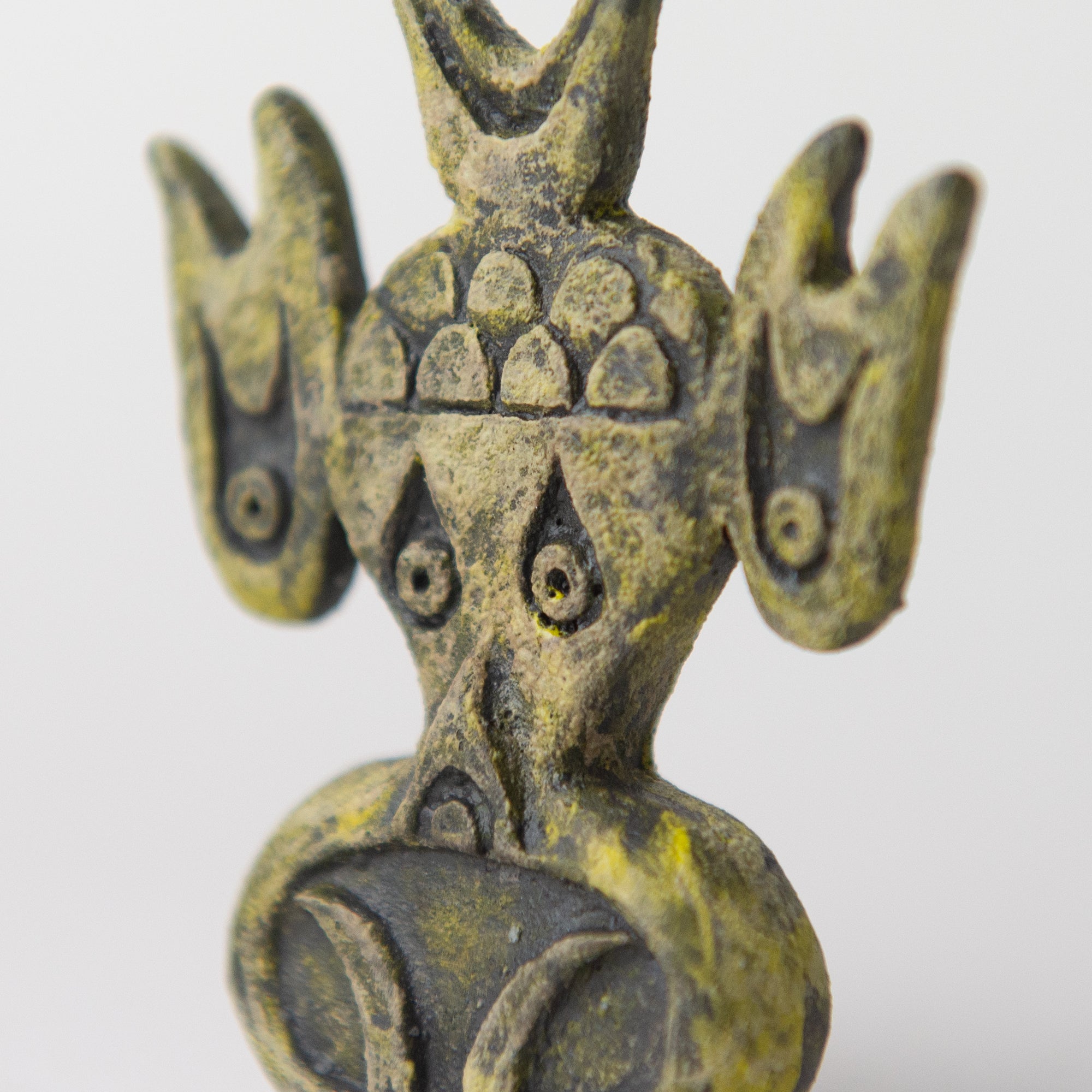 fish black yellow original sculpture