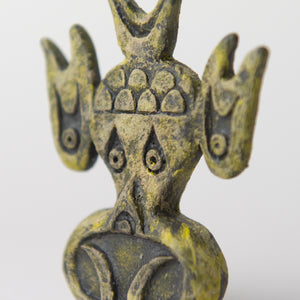 fish black yellow original sculpture