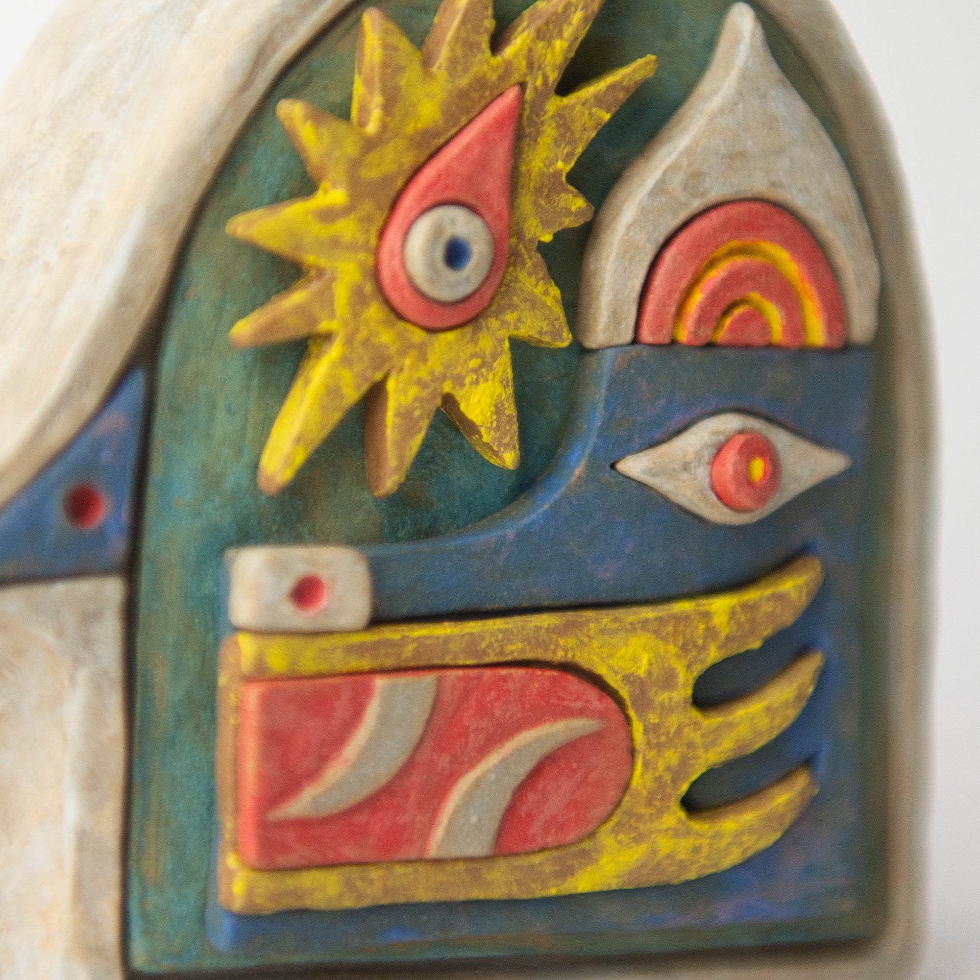 carnivore head original sculpture