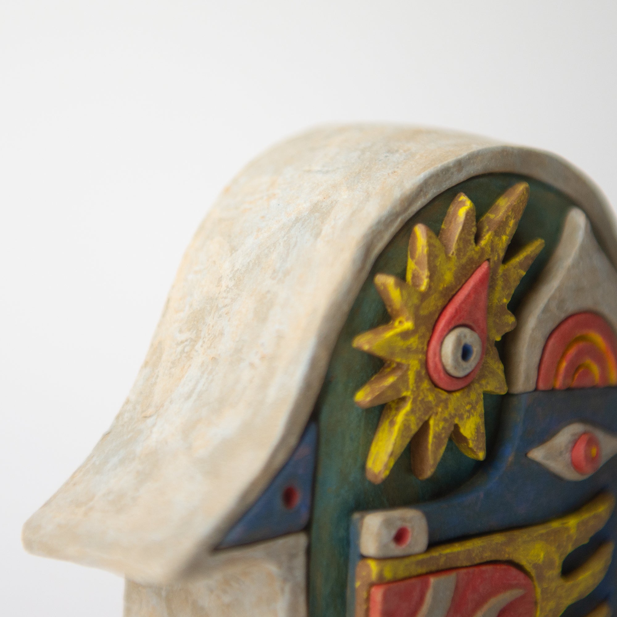 carnivore head original sculpture