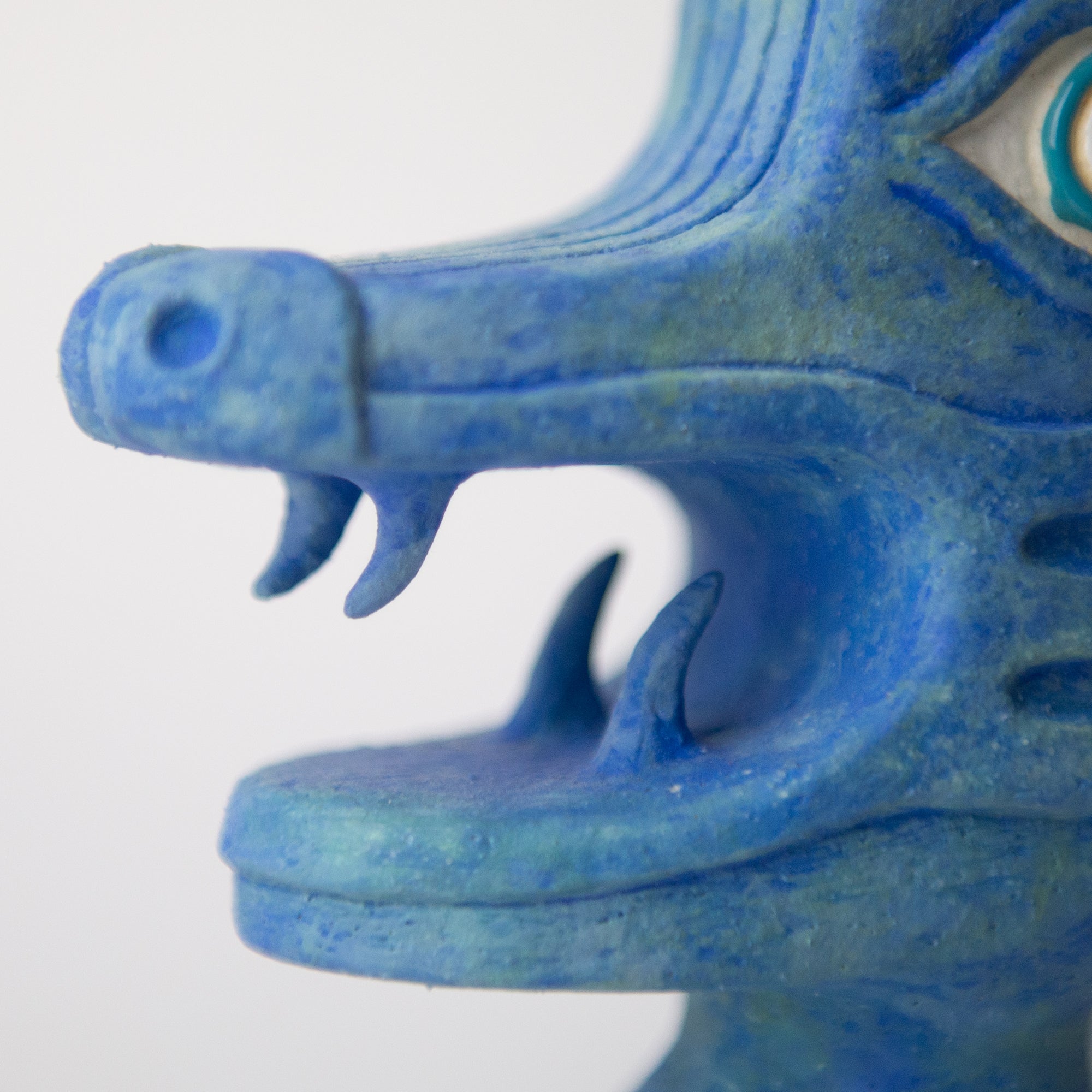 carnivores blue original sculpture