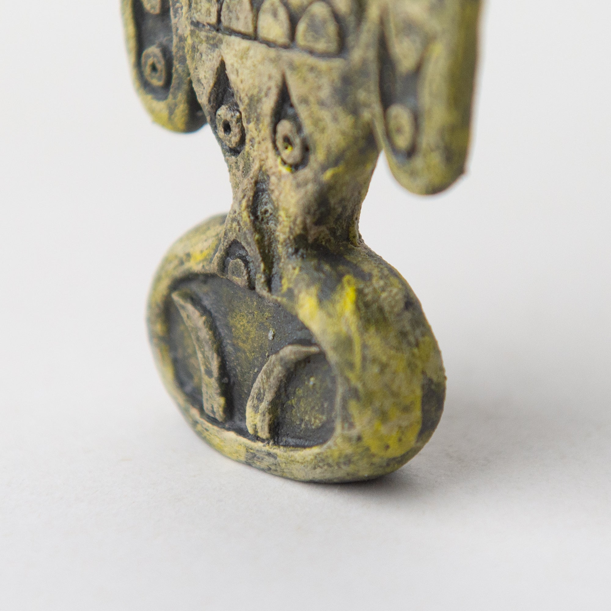fish black yellow original sculpture