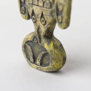 fish black yellow original sculpture