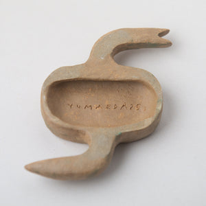 snake frog original sculpture