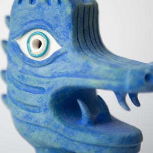 carnivores blue original sculpture