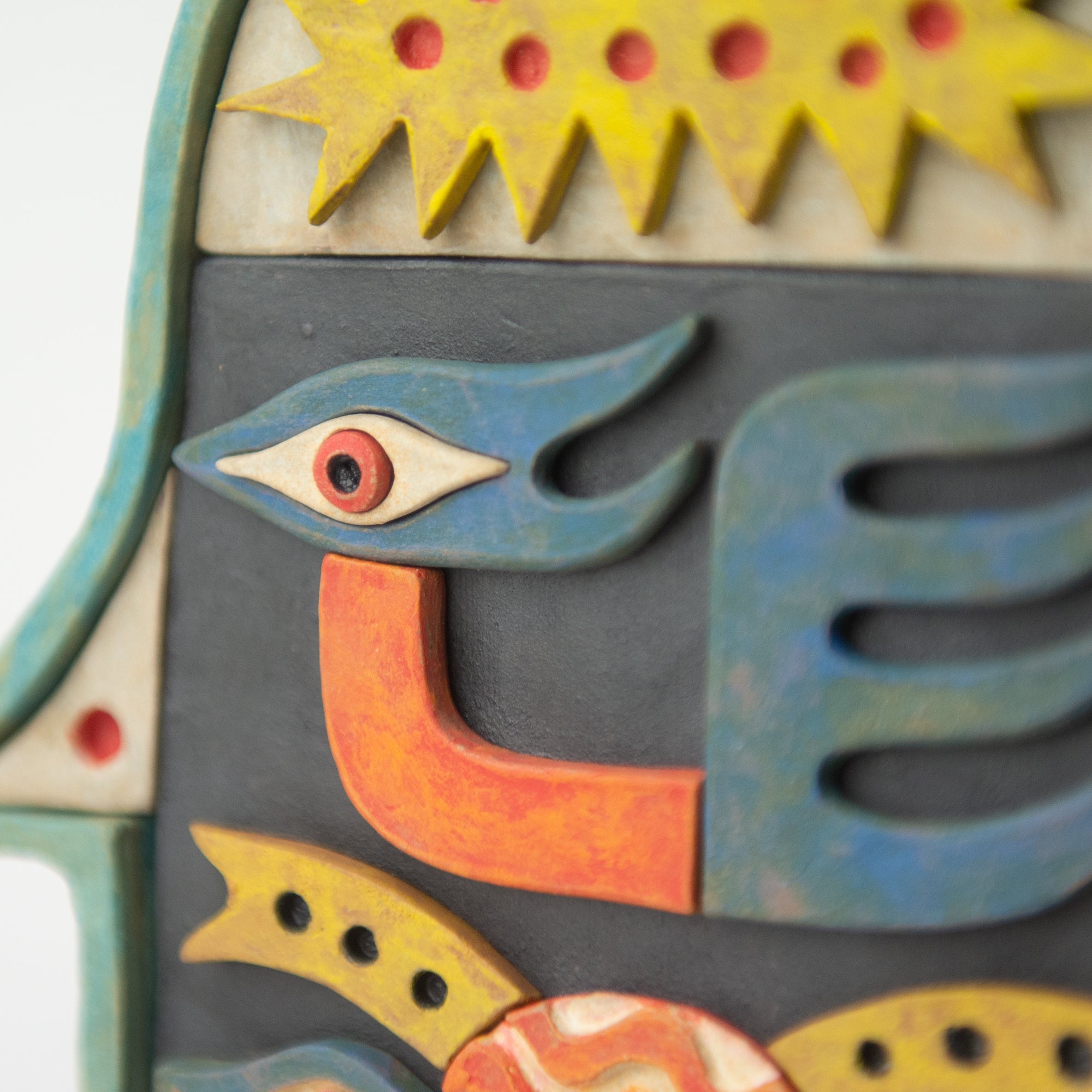 swan turtle head original sculpture