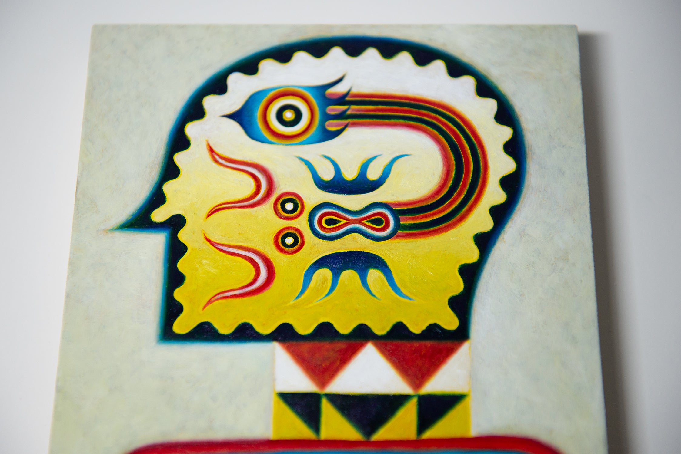 scorpion frog people original painting