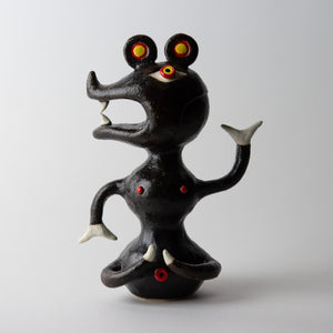 mouse black original sculpture