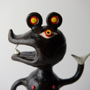 mouse black original sculpture