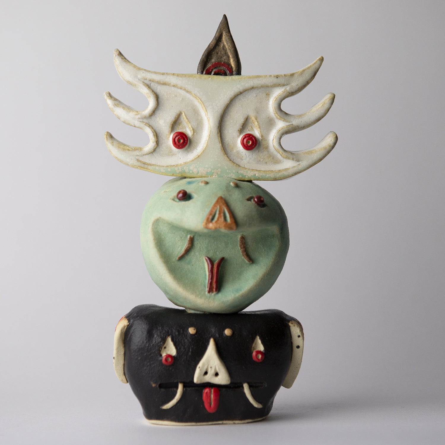 sandoku heads original sculpture