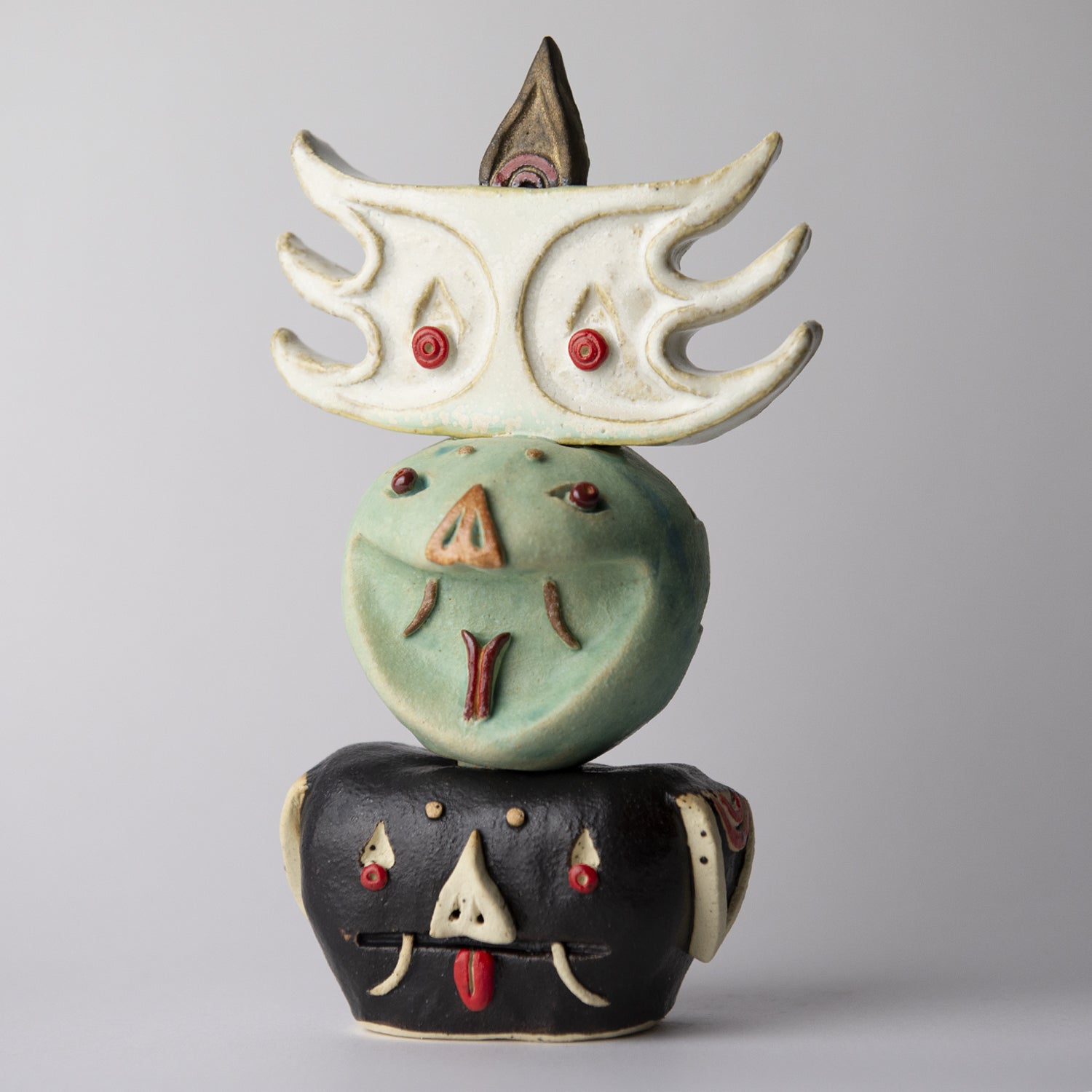 sandoku heads original sculpture